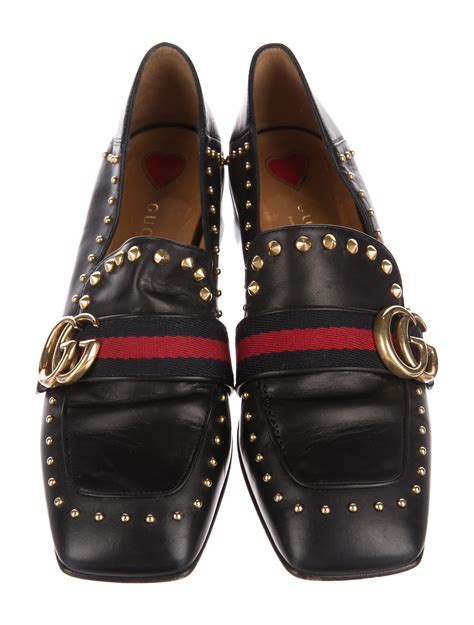 gucci peyton studded loafers|gucci loafers for sale.